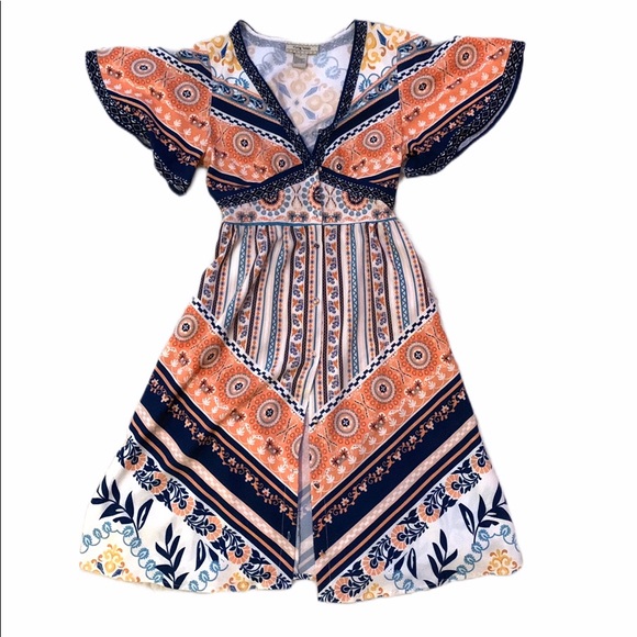 Flying Tomato Button Front Flutter Sleeve Small - Picture 1 of 7